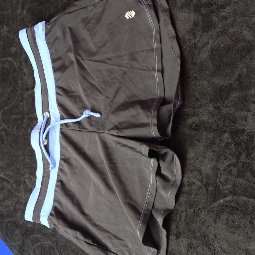 Women's Black and Blue SWIM Shorts SWIMWEAR FREE COUNTRY - Picture 13 of 15